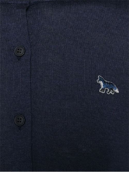 Fox patch regular cardigan MAISON KITSUNE | MW00507KT1036P492